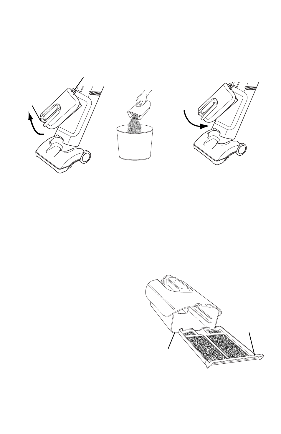 How to maintain, Empty dust cup, Clean dust cup filter | Eureka 400 Series User Manual | Page 7 / 12