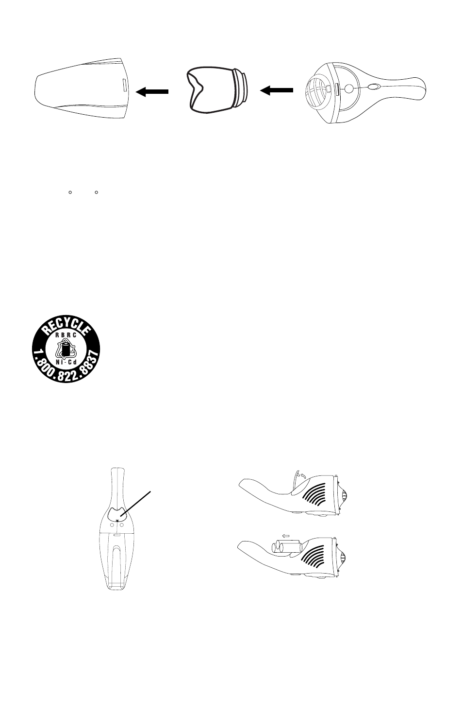 Clean motor filter, Remove battery pack for disposal | Eureka 79ADV User Manual | Page 8 / 12