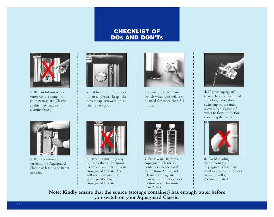 Eureka Classic Aquaguard User Manual | Page 15 / 24