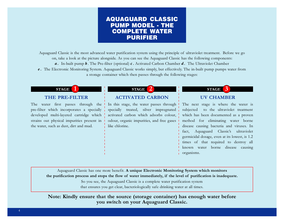 Eureka Classic Aquaguard User Manual | Page 7 / 24