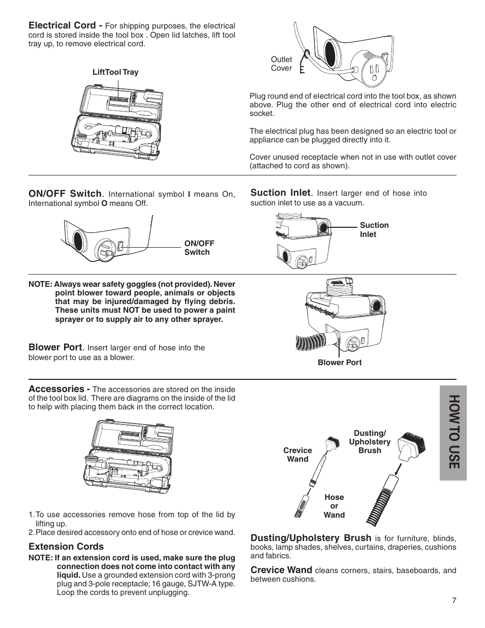 Eureka 1040 Series User Manual | Page 7 / 12