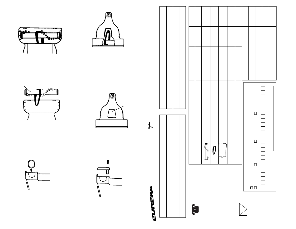 Order form, Genuine eureka parts, Brush roll belt | Eureka 57 User Manual | Page 6 / 6