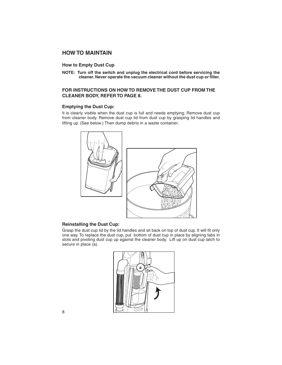 Eureka 790 User Manual | Page 8 / 14