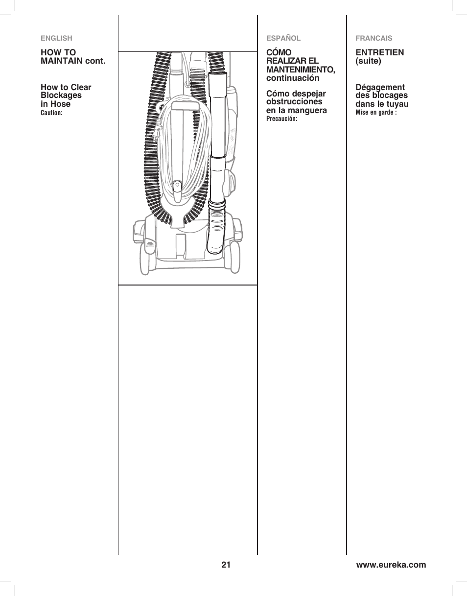 Eureka 8850-8899 Series User Manual | Page 21 / 32