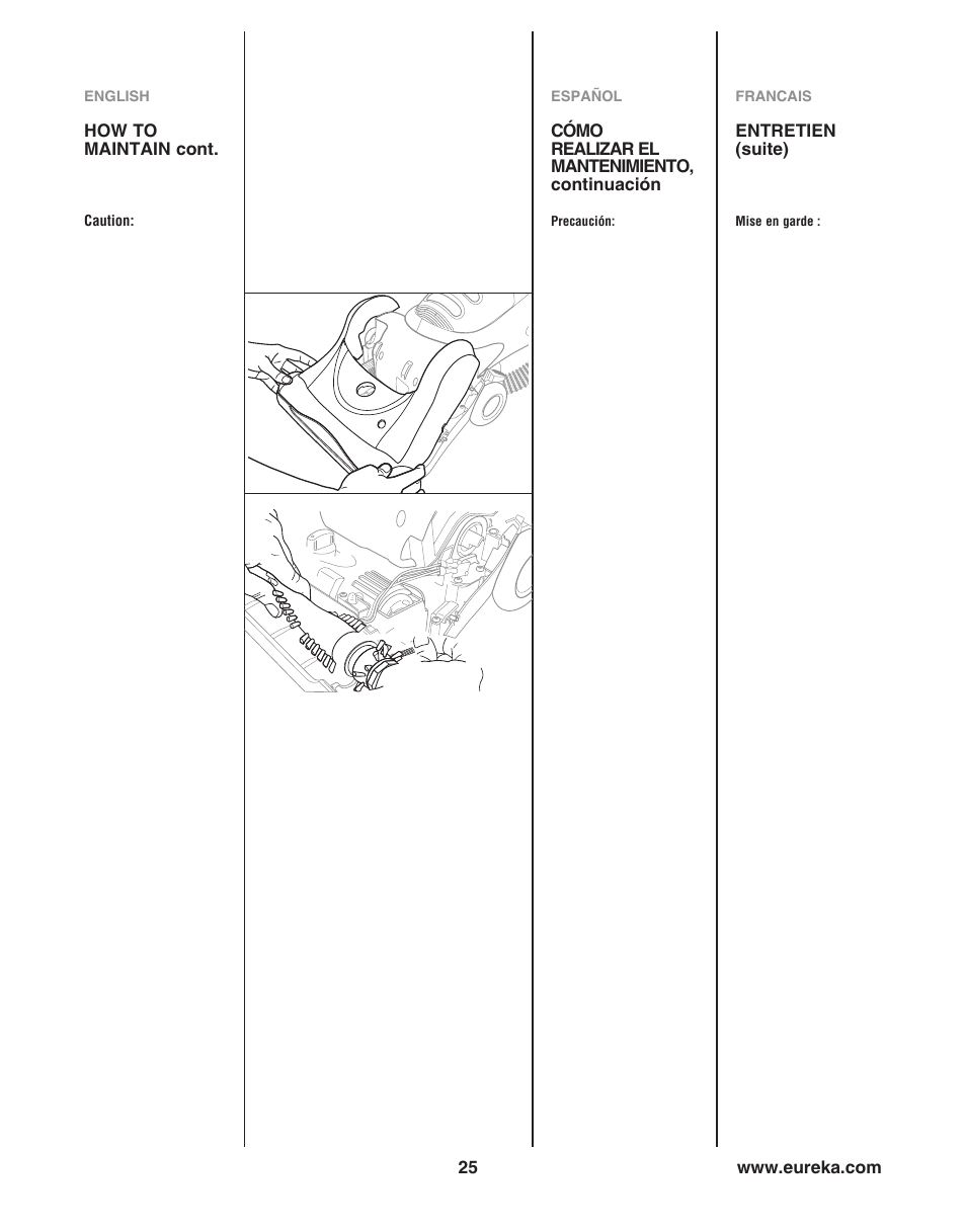 Eureka 8850-8899 Series User Manual | Page 25 / 32