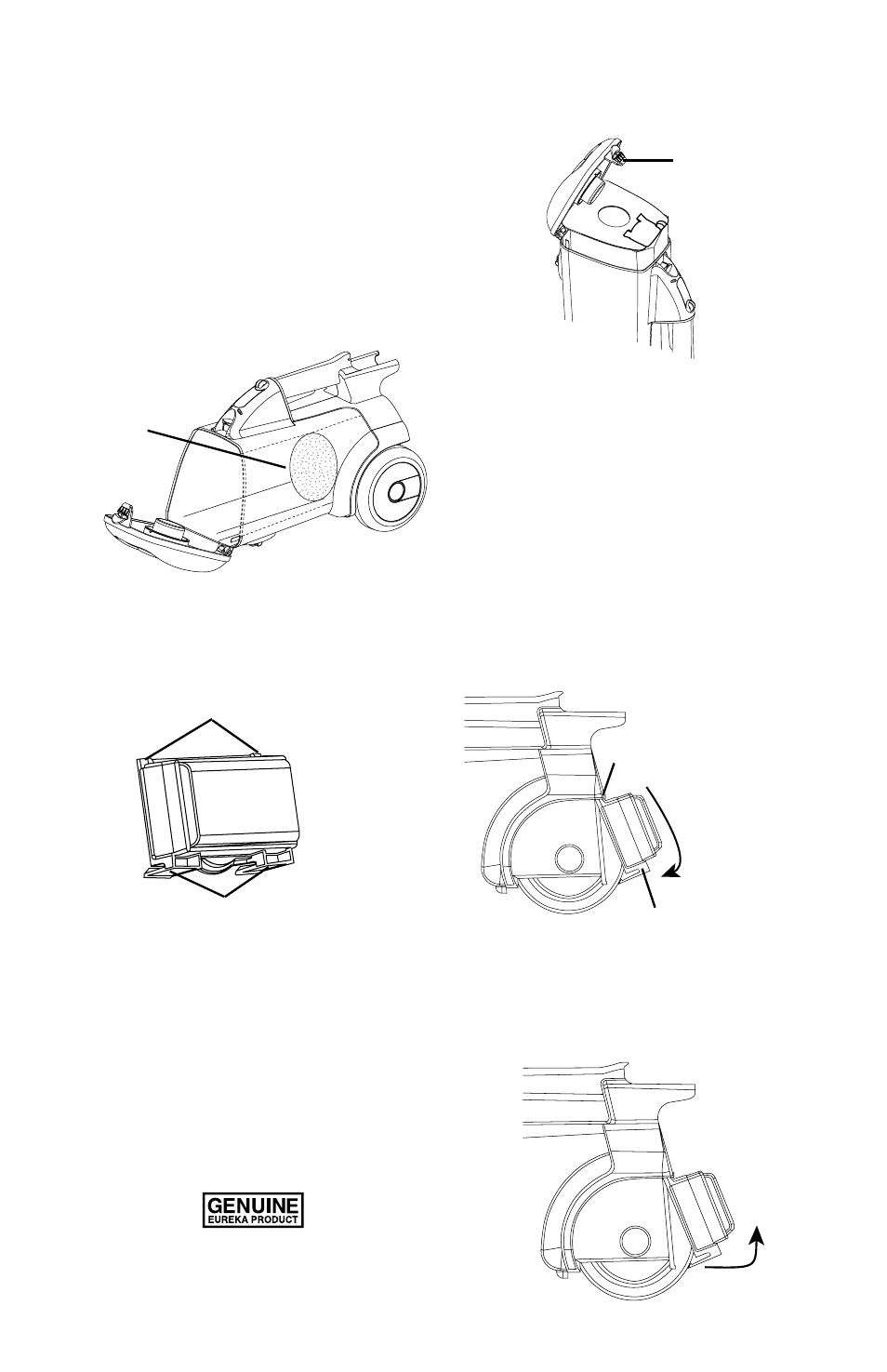 How to install disposable dust bags–style mm, How to install hepa filter, How to remove hepa filter | Eureka 3670-3695 User Manual | Page 9 / 12