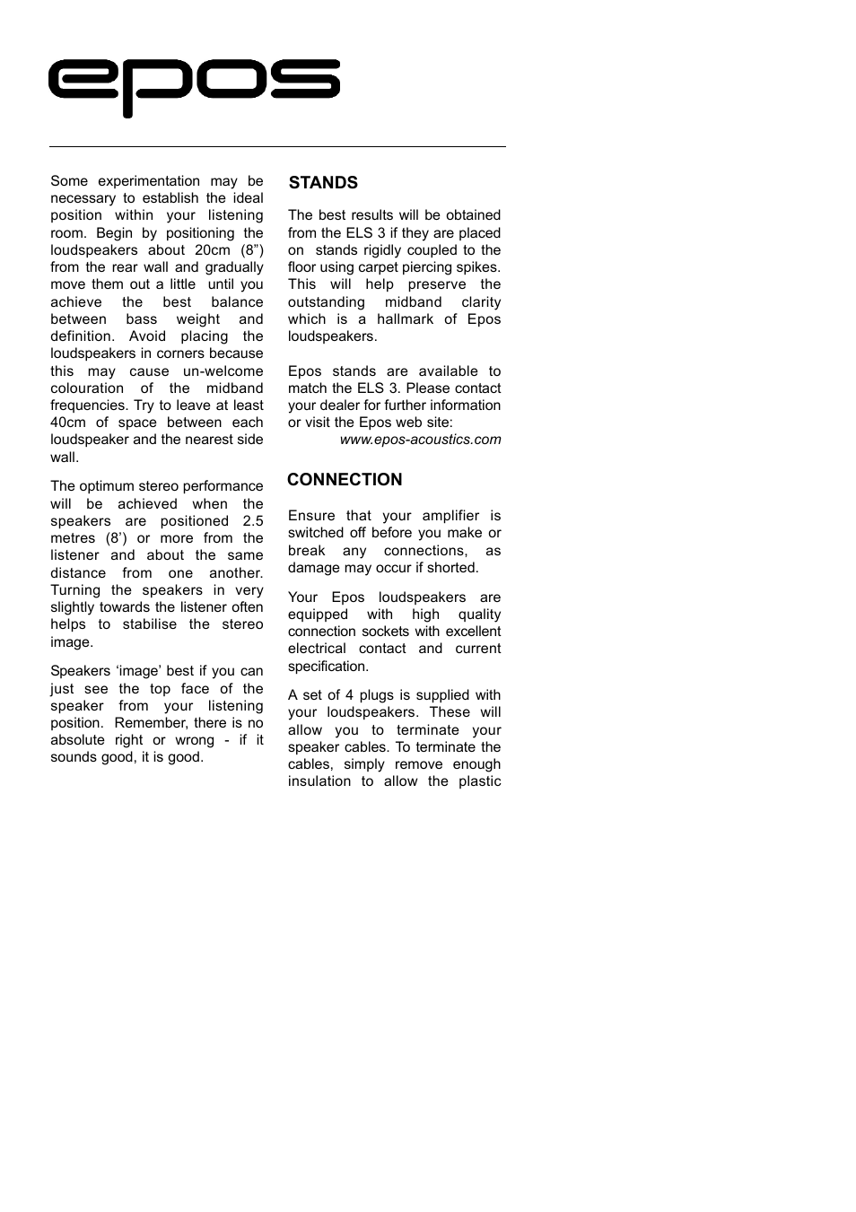EPOS ELS Series User Manual | Page 2 / 9