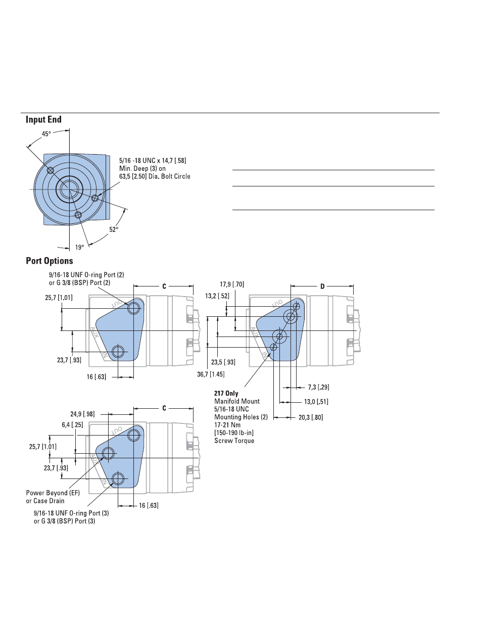 Torque generator ports | Eaton Compressor & Fabrication C-STOV-MC001-E1 User Manual | Page 60 / 98