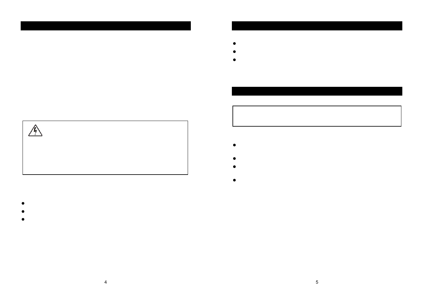 Warning | EMC 4K VA 20K VA UPS User Manual | Page 5 / 23