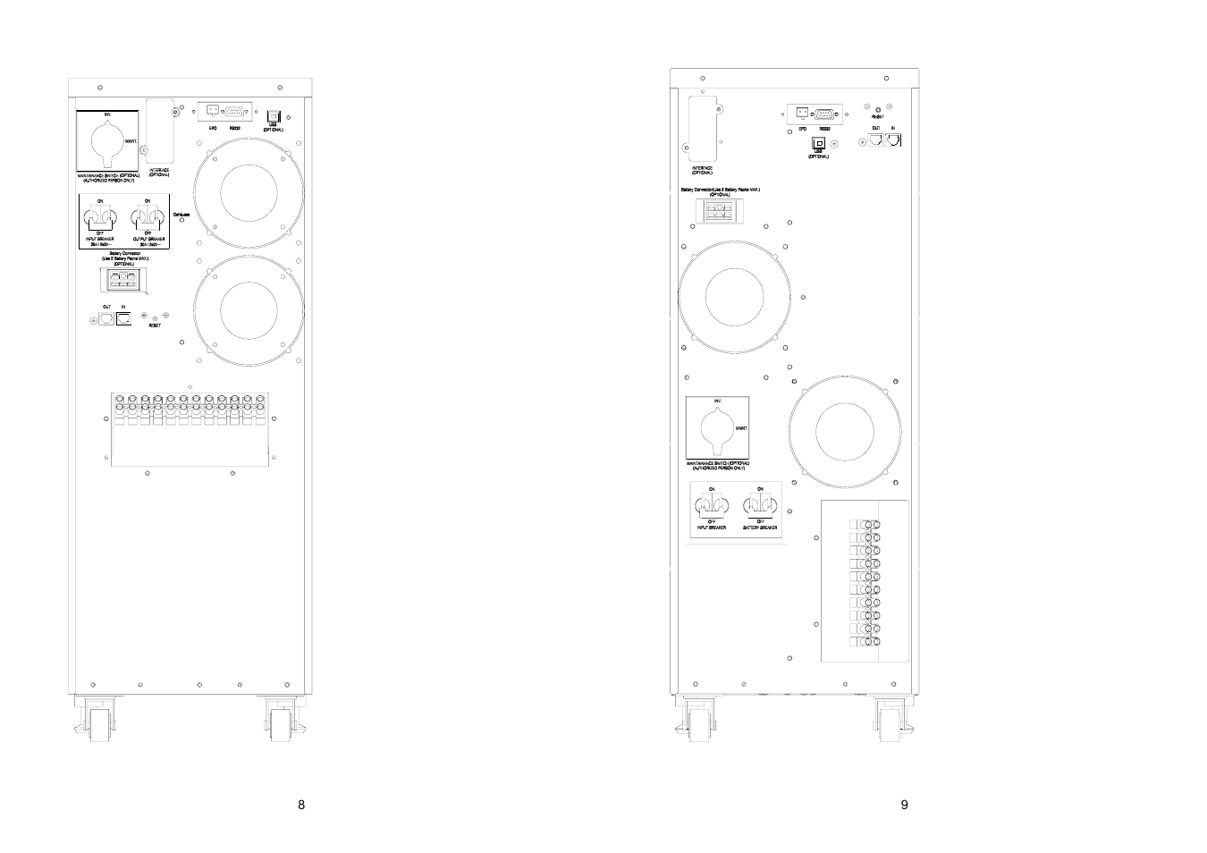 EMC 4K VA 20K VA UPS User Manual | Page 7 / 23