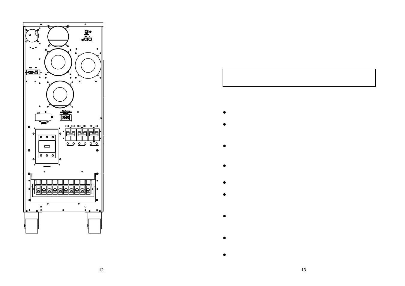 EMC 4K VA 20K VA UPS User Manual | Page 9 / 23