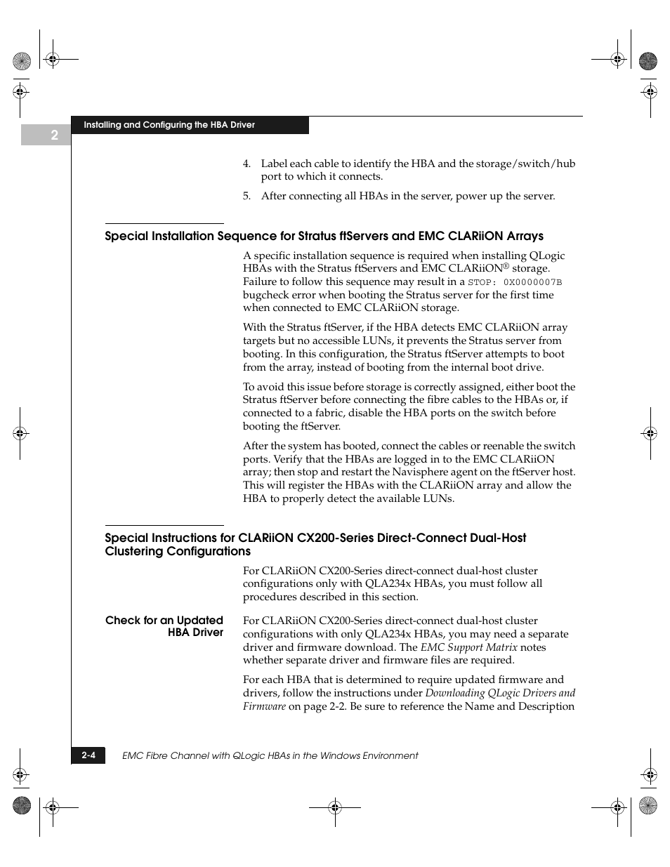 EMC QLogic User Manual | Page 16 / 104