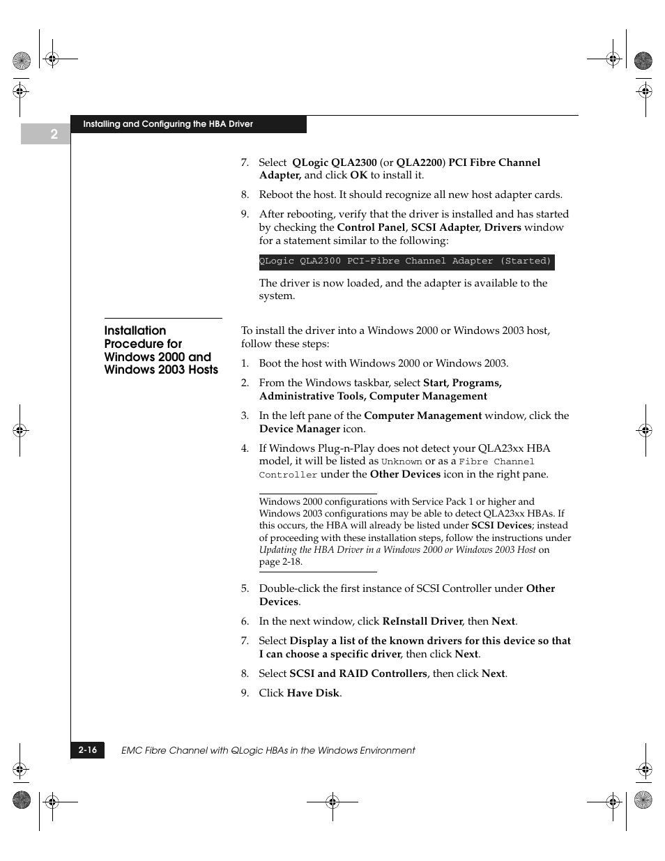 EMC QLogic User Manual | Page 28 / 104