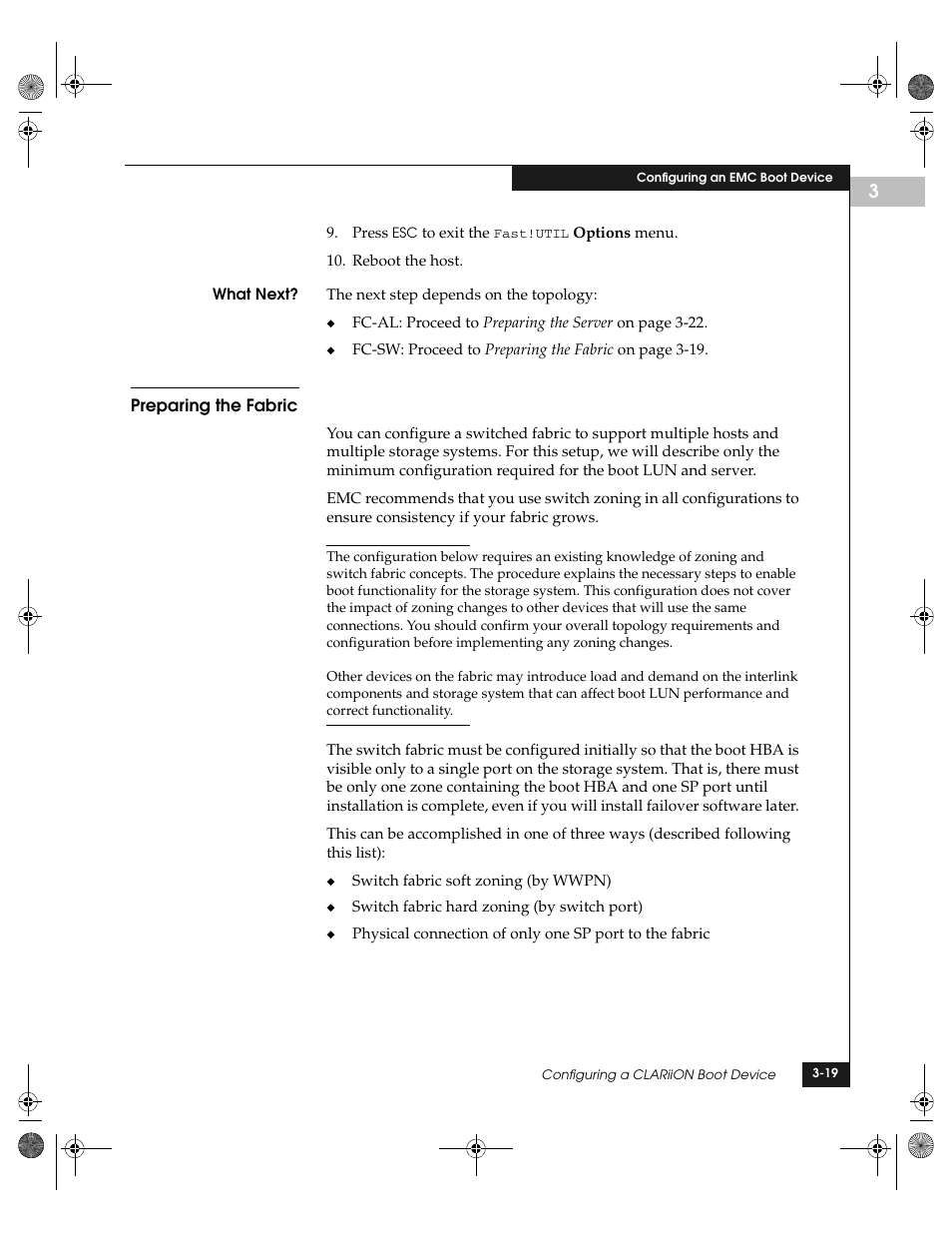 Preparing the fabric, Preparing the fabric -19 | EMC QLogic User Manual | Page 55 / 104