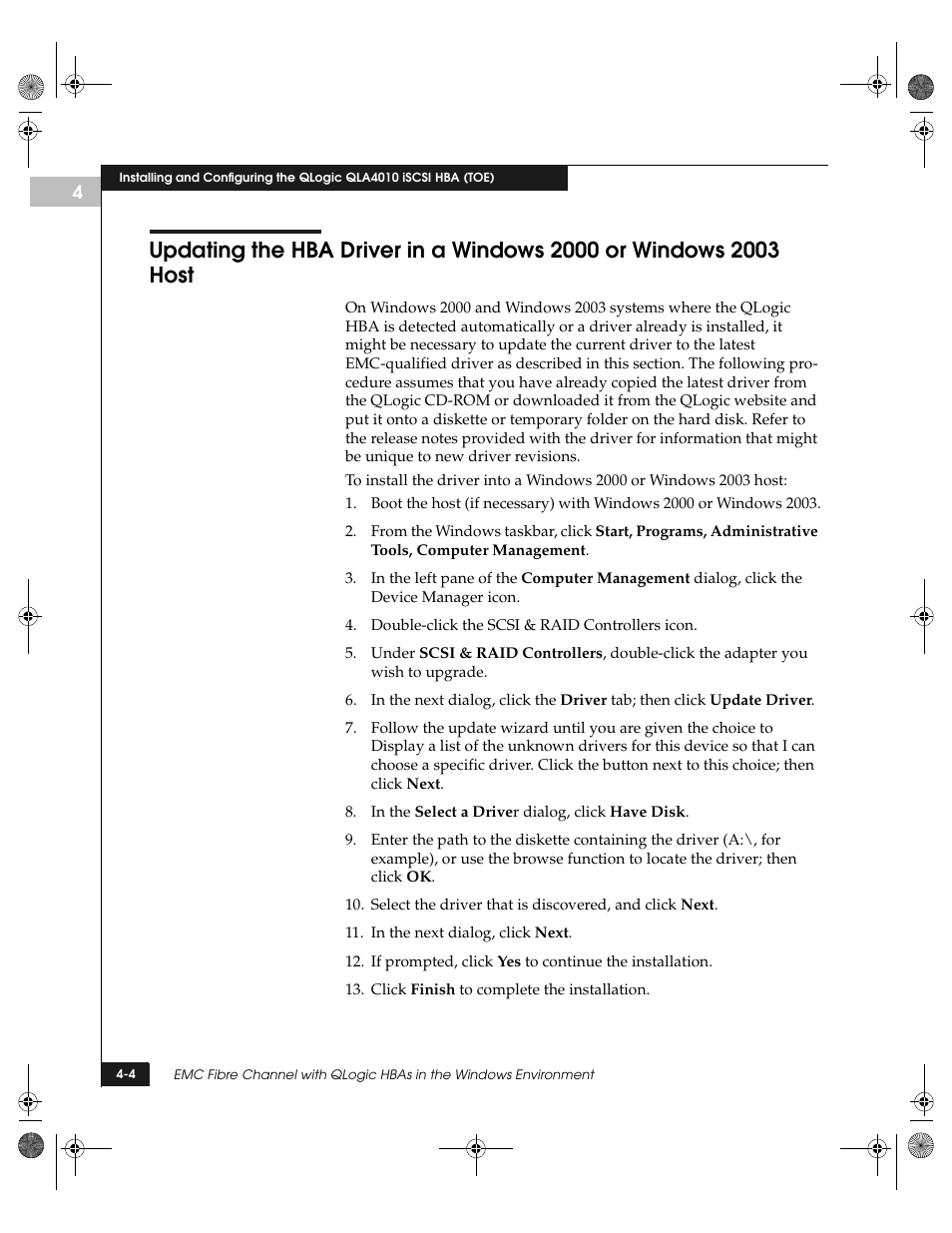 EMC QLogic User Manual | Page 78 / 104