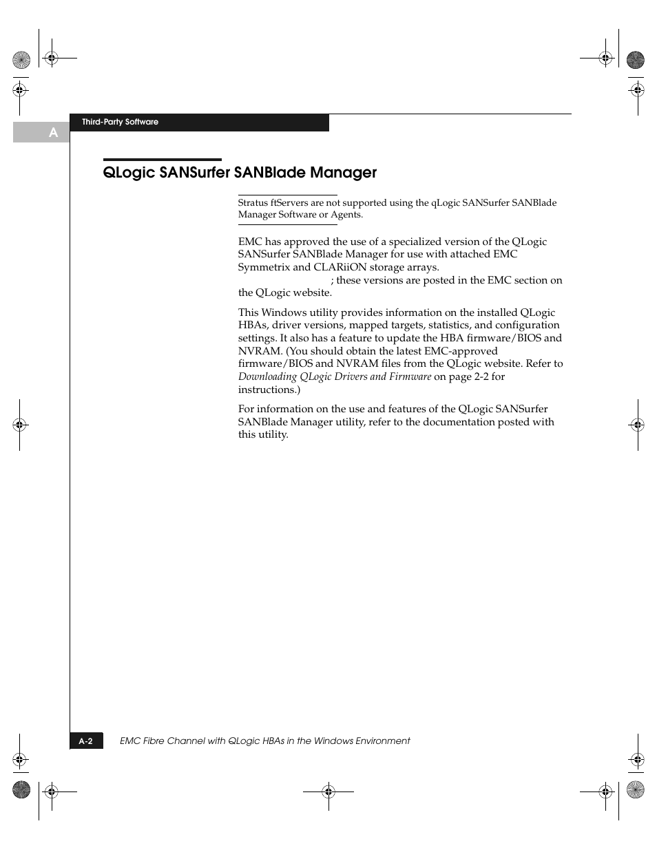 Qlogic sansurfer sanblade manager | EMC QLogic User Manual | Page 94 / 104