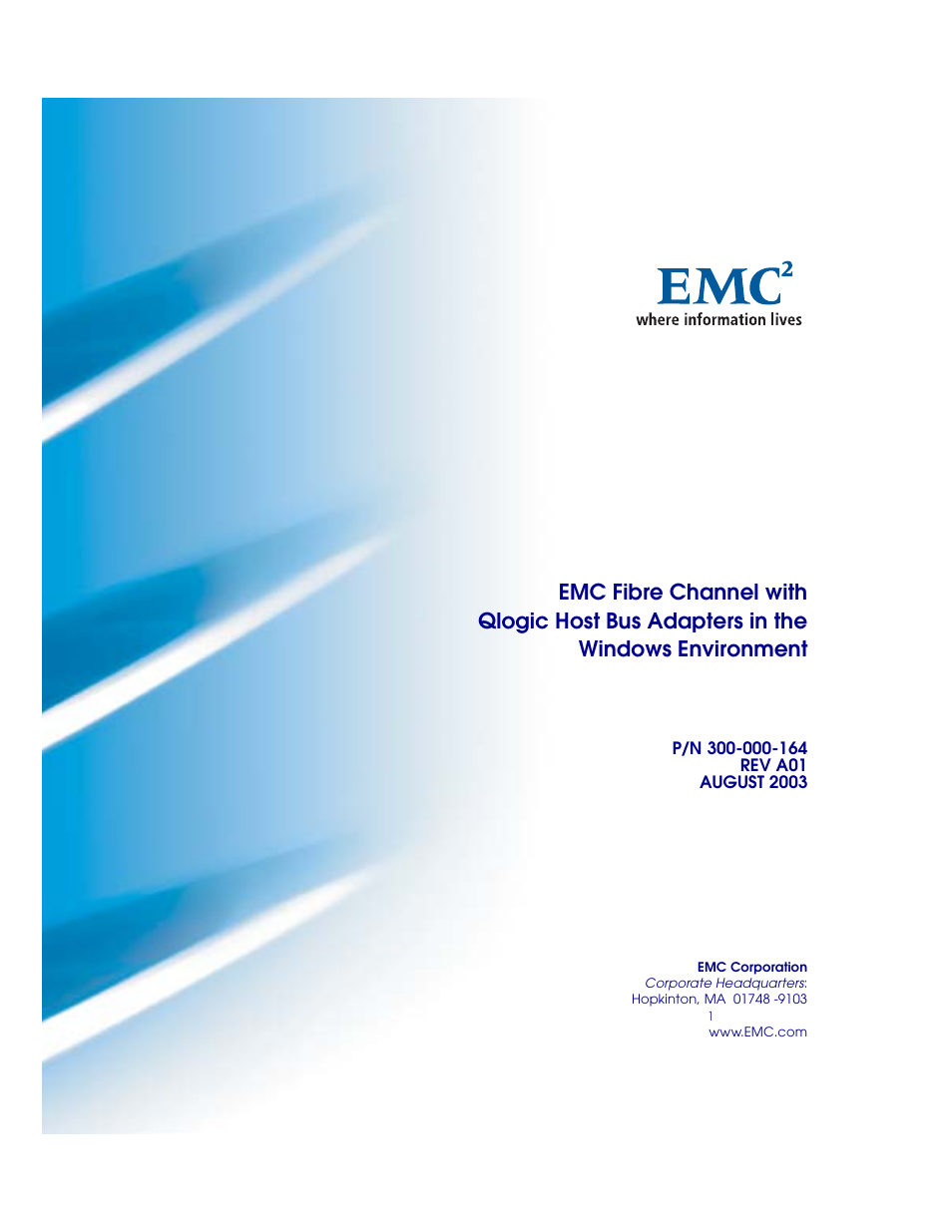 EMC Qlogic QLA23xx User Manual | 78 pages