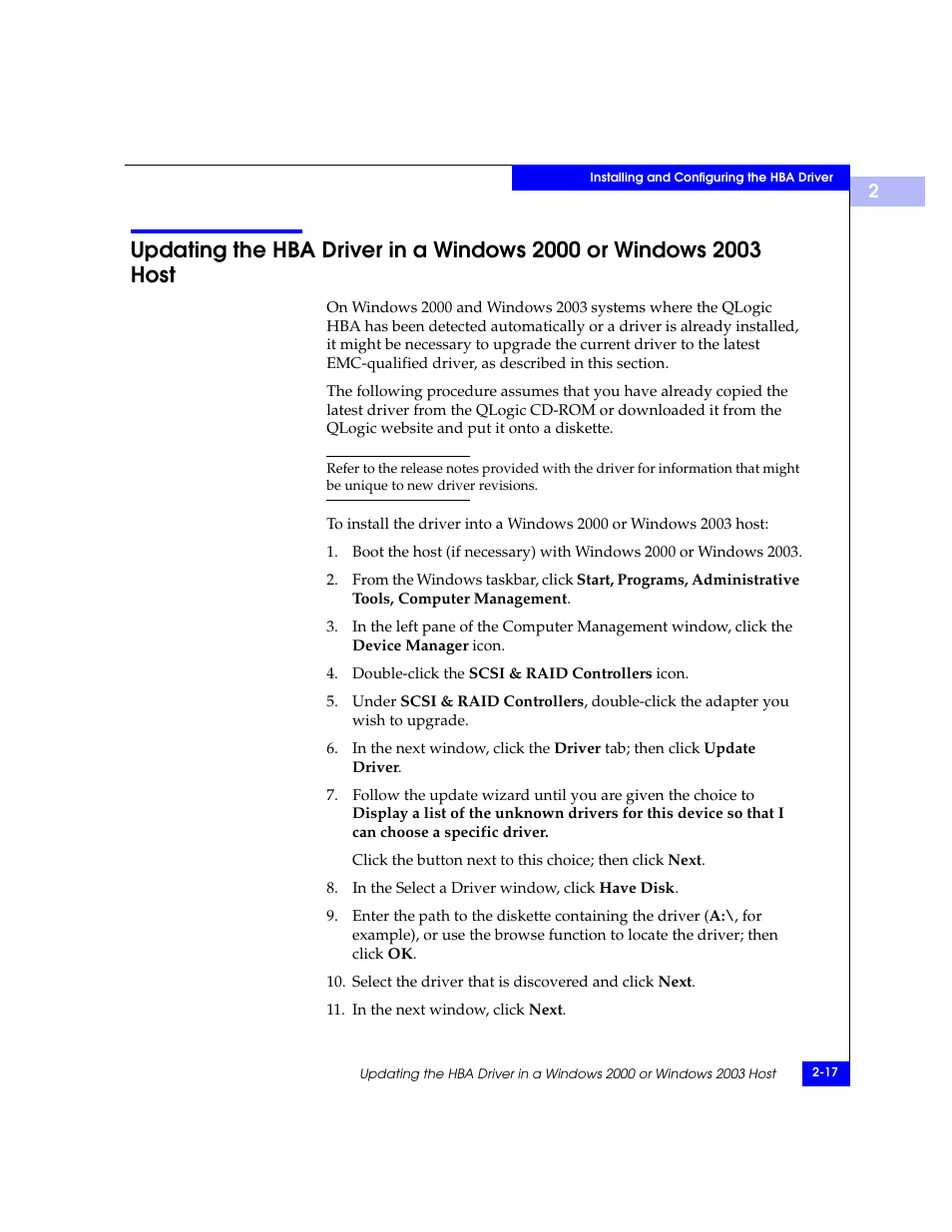 EMC Qlogic QLA23xx User Manual | Page 29 / 78