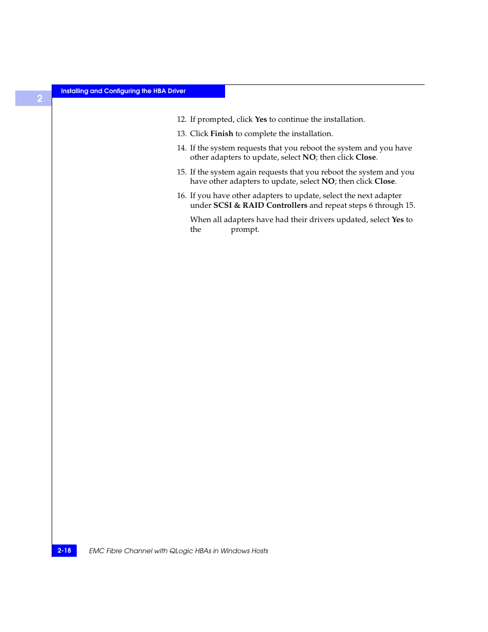 EMC Qlogic QLA23xx User Manual | Page 30 / 78