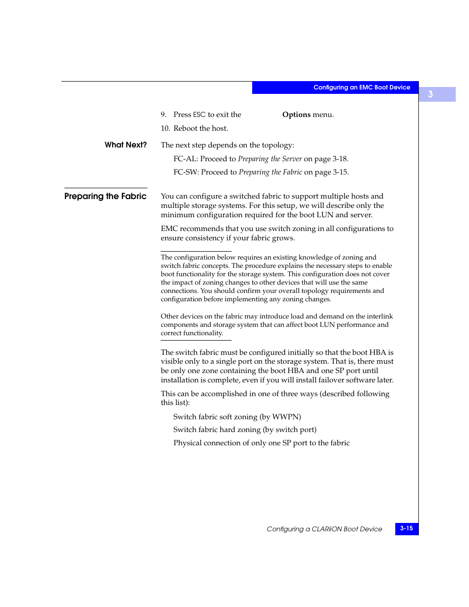 Preparing the fabric, Preparing the fabric -15 | EMC Qlogic QLA23xx User Manual | Page 47 / 78