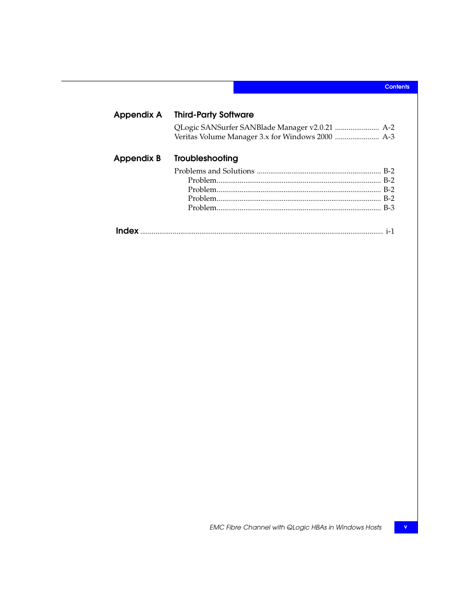 EMC Qlogic QLA23xx User Manual | Page 5 / 78