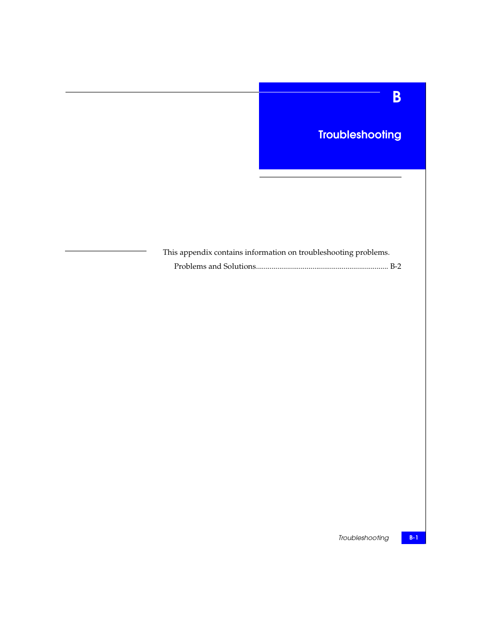 Troubleshooting, Appendix b | EMC Qlogic QLA23xx User Manual | Page 73 / 78