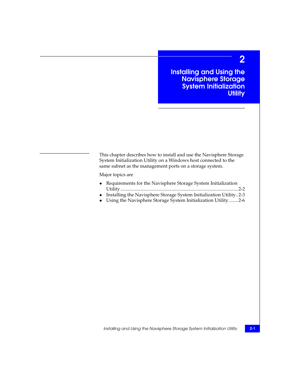 Chapter 2 | EMC CLARiiON User Manual | Page 19 / 102