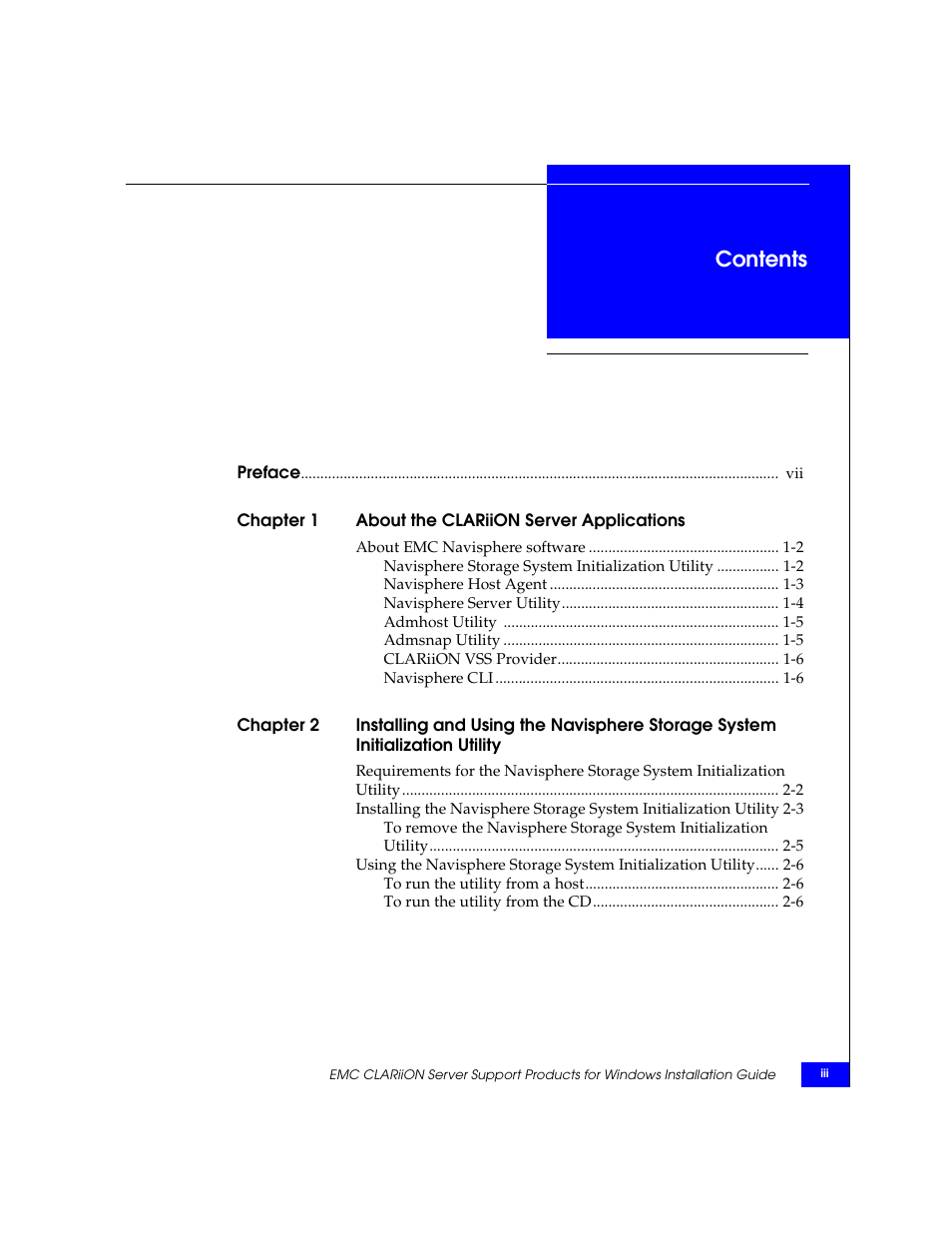 EMC CLARiiON User Manual | Page 3 / 102
