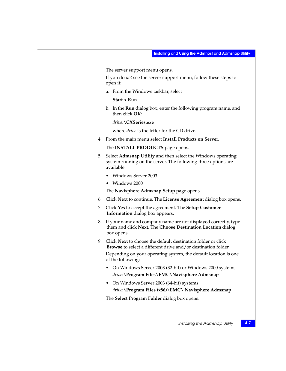 EMC CLARiiON User Manual | Page 49 / 102