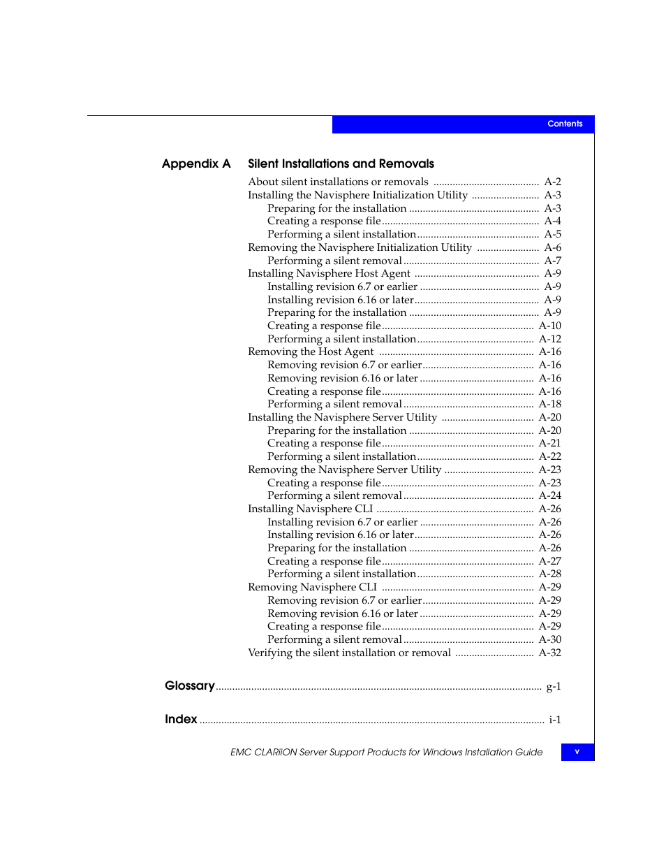 EMC CLARiiON User Manual | Page 5 / 102