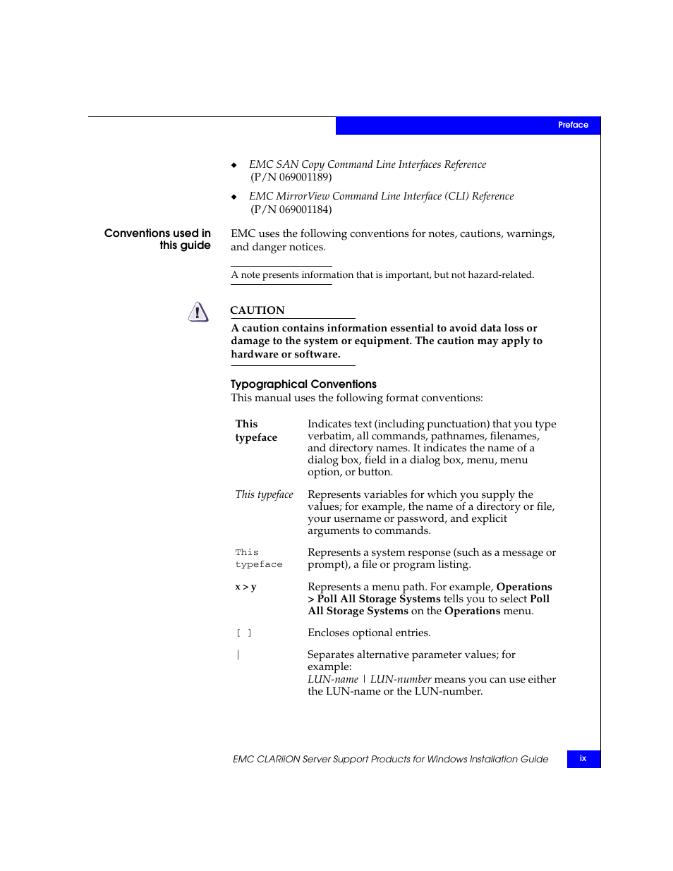 EMC CLARiiON User Manual | Page 9 / 102