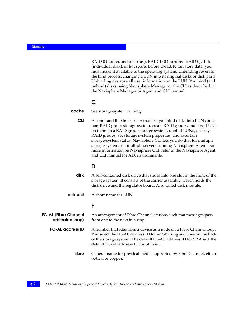 EMC CLARiiON User Manual | Page 94 / 102