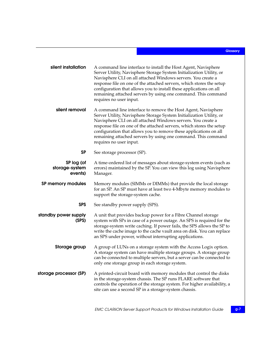 EMC CLARiiON User Manual | Page 99 / 102