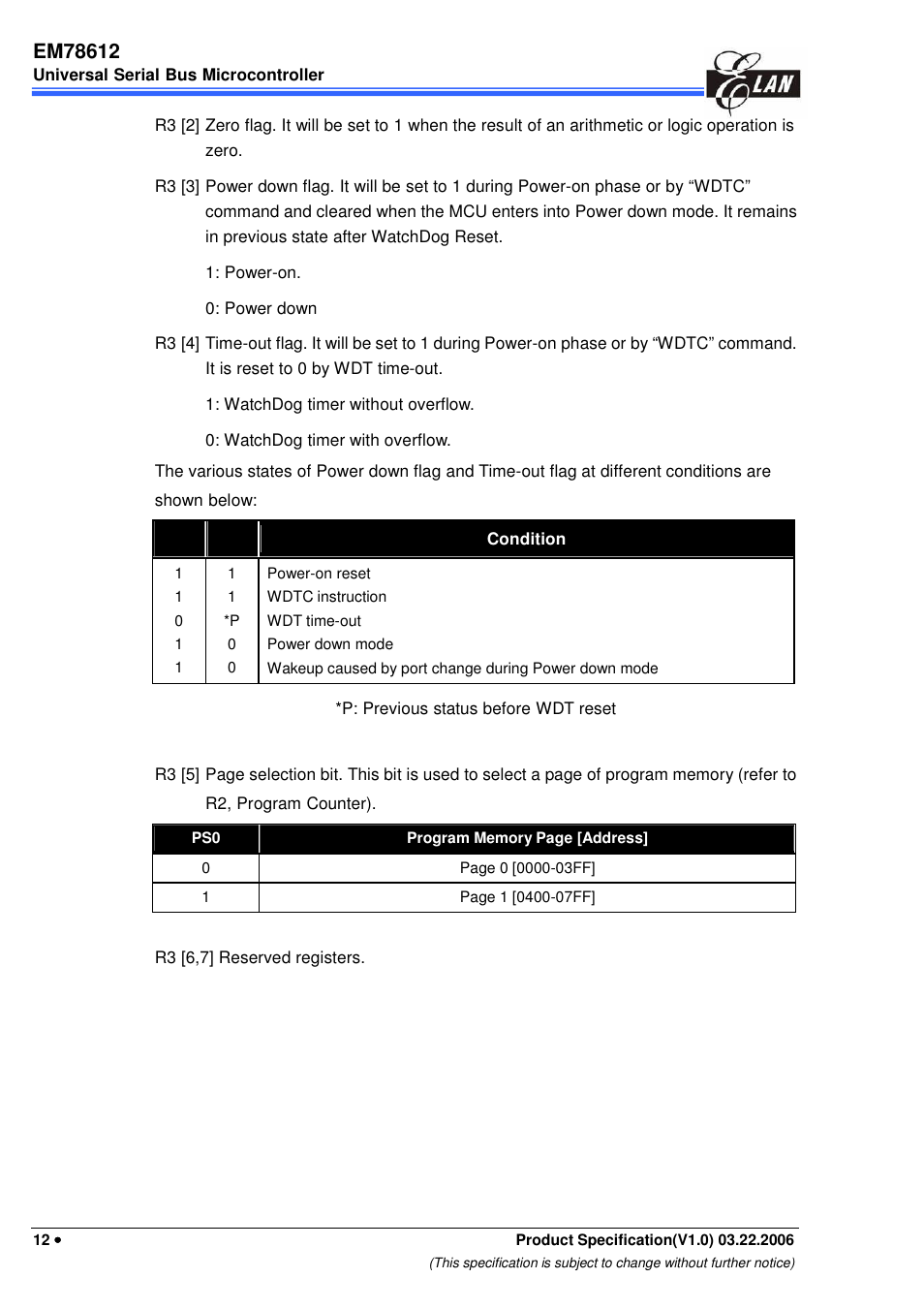 EMC EM78612 User Manual | Page 14 / 37