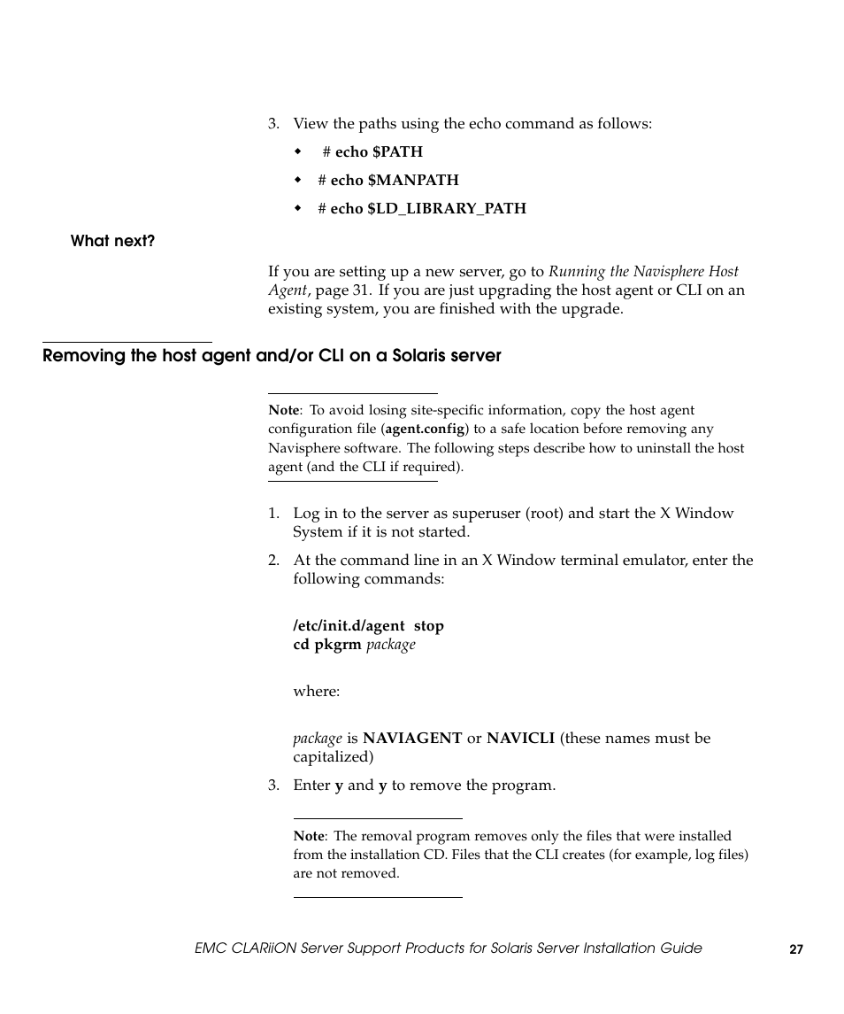 What next | EMC CLARiiON 300002039 User Manual | Page 27 / 47