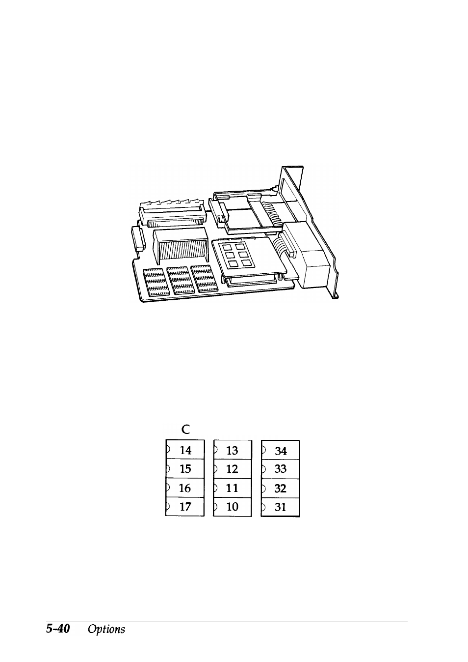 Installing chip sets on the controller board | Epson 1500 User Manual | Page 154 / 272