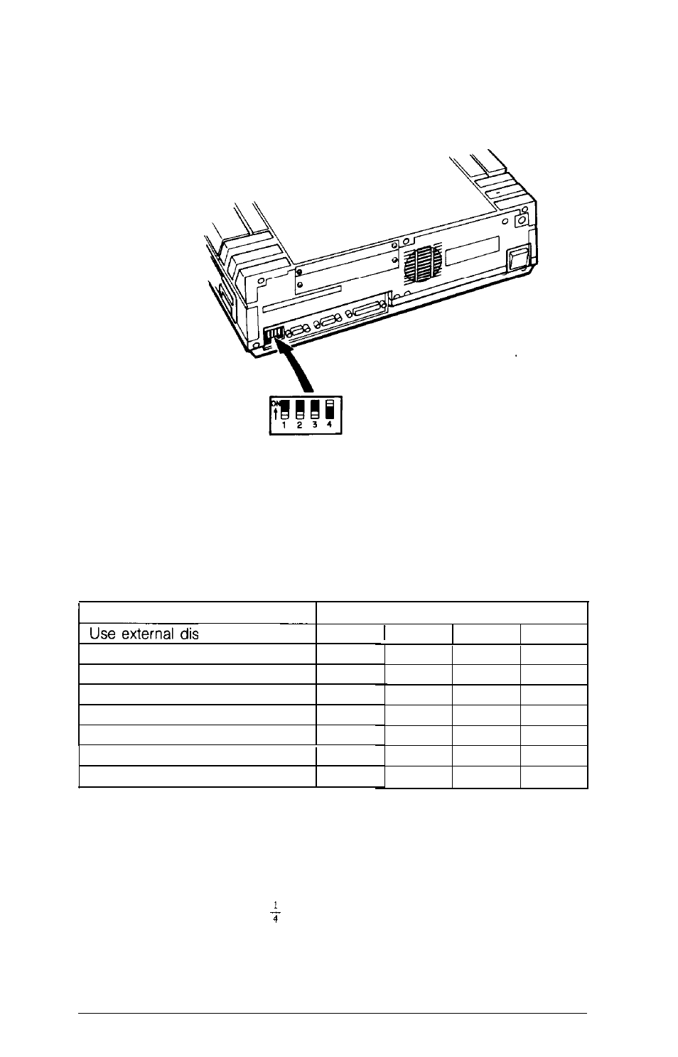 Back panel dip switches | Epson Y16499100301 User Manual | Page 28 / 151