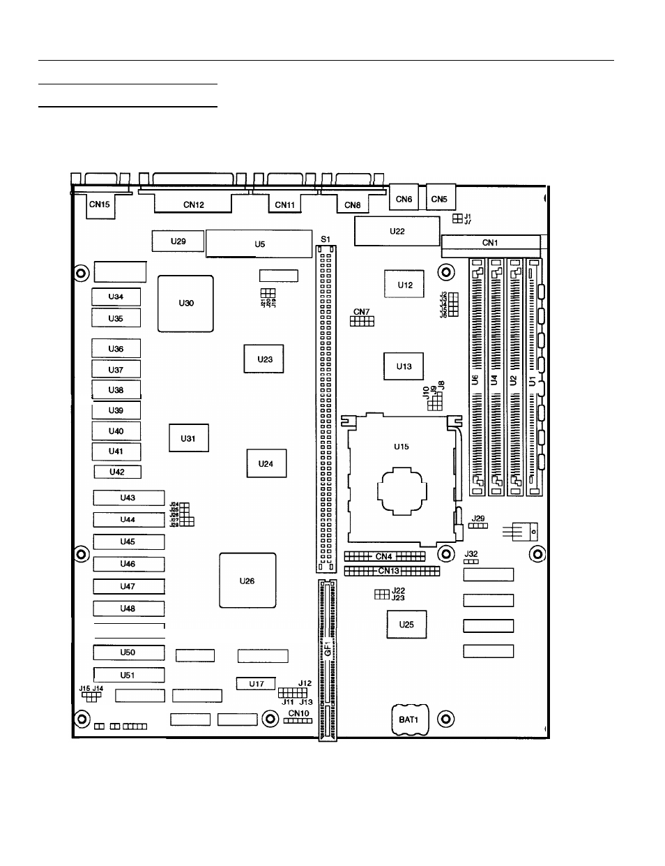 System board components | Epson ACTIONPC 5000 User Manual | Page 4 / 12