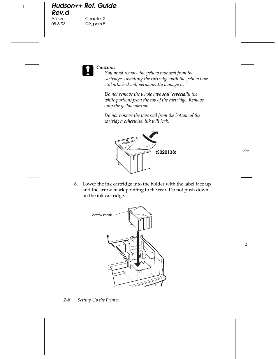 Hudson++ ref. guide rev.d | Epson 300 User Manual | Page 24 / 91