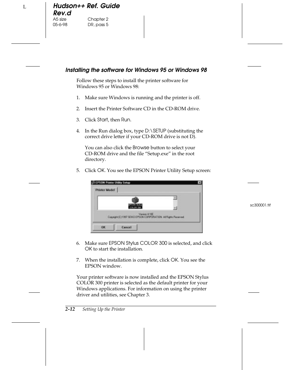 Hudson++ ref. guide rev.d | Epson 300 User Manual | Page 28 / 91