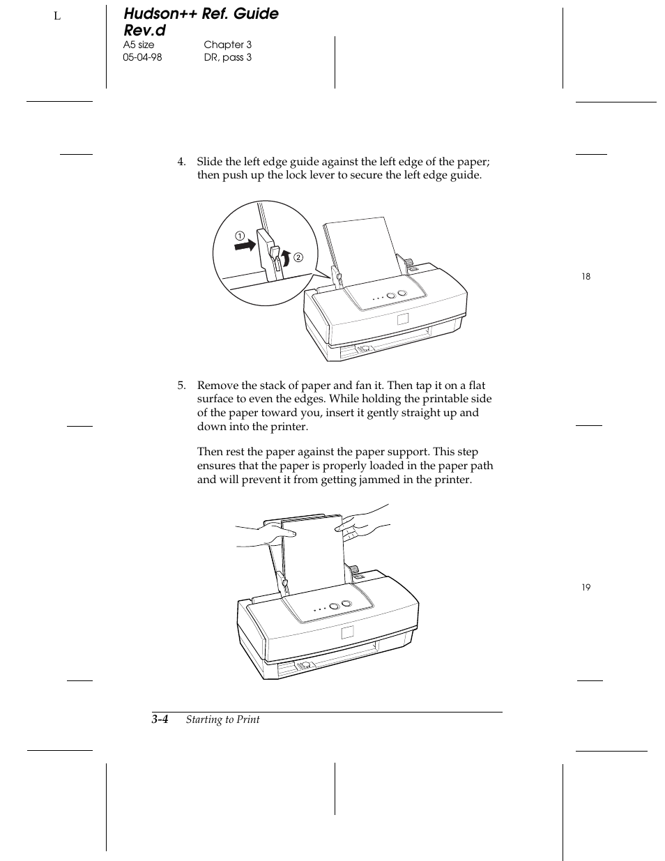 Hudson++ ref. guide rev.d | Epson 300 User Manual | Page 34 / 91