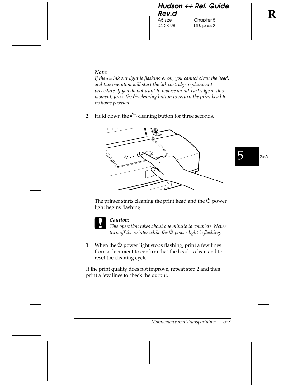 Hudson ++ ref. guide rev.d | Epson 300 User Manual | Page 51 / 91