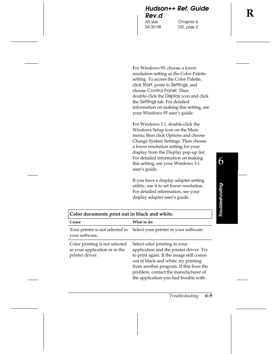 Hudson++ ref. guide rev.d | Epson 300 User Manual | Page 63 / 91