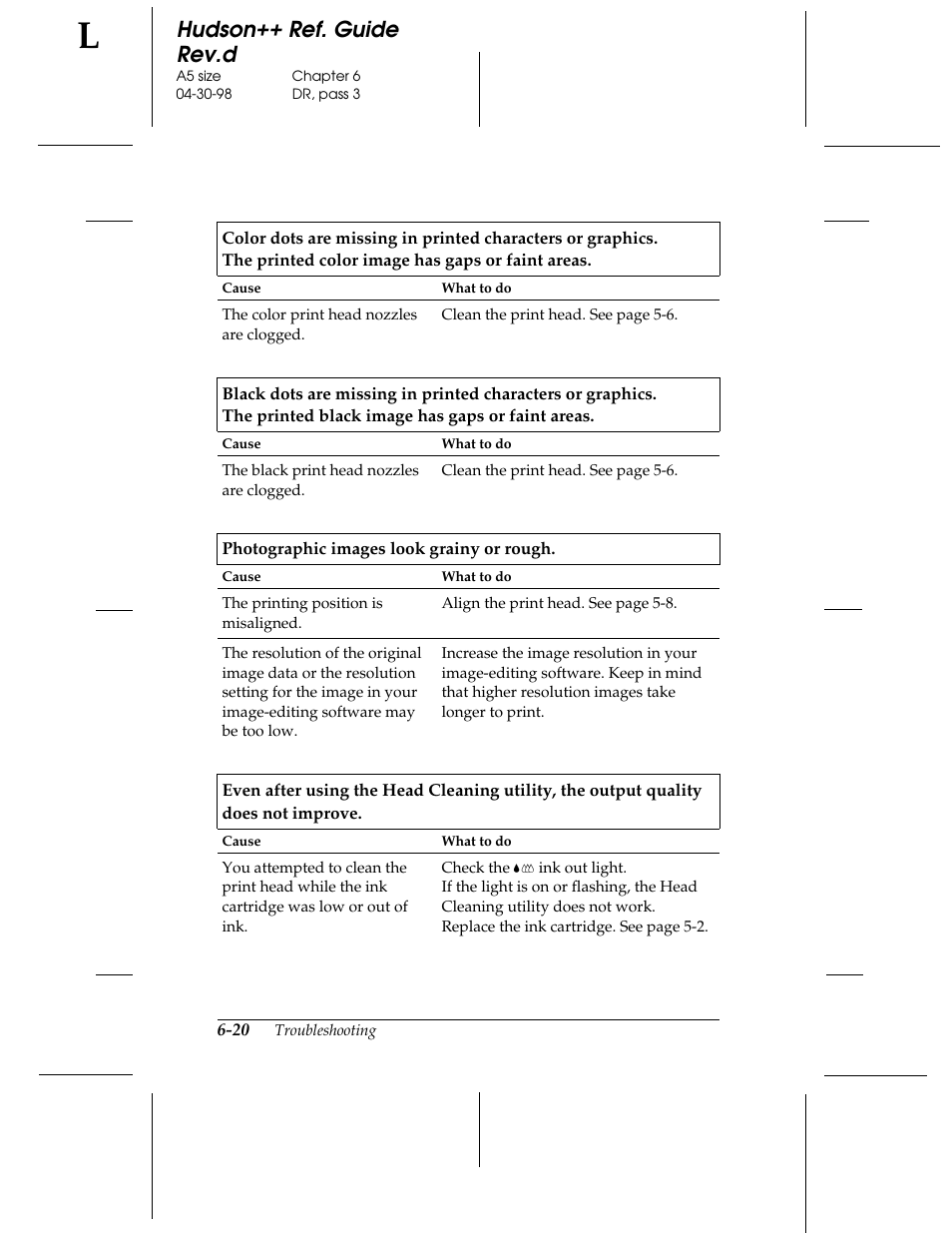 Hudson++ ref. guide rev.d | Epson 300 User Manual | Page 74 / 91