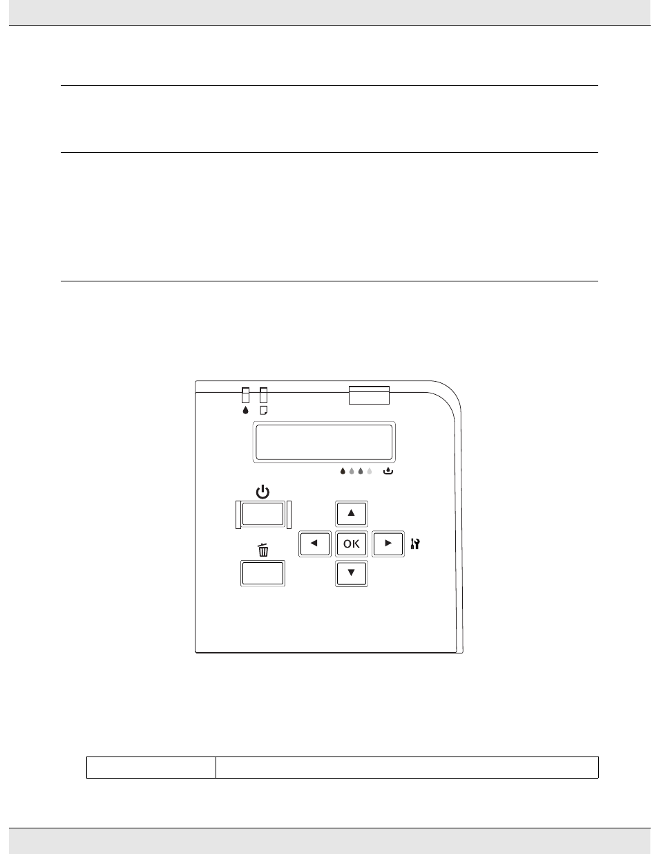 Using the control panel, Introduction, The control panel | Buttons and lights, Chapter 5 using the control panel, Introduction the control panel, Chapter 5 | Epson B 310N User Manual | Page 100 / 190