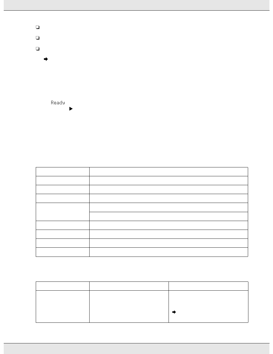 Status and error messages | Epson B 310N User Manual | Page 107 / 190