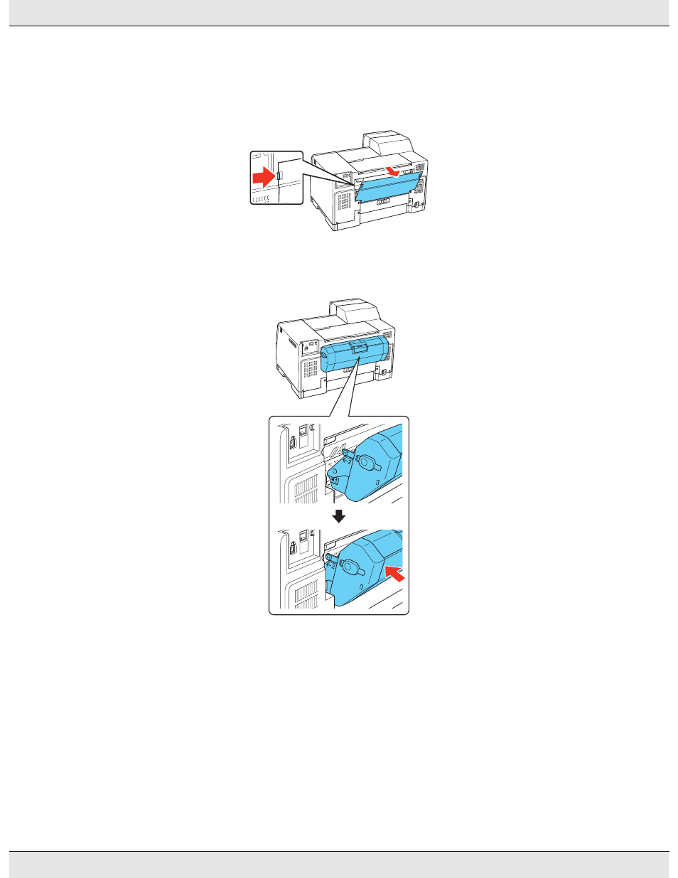 Uninstalling the optional duplex unit | Epson B 310N User Manual | Page 112 / 190