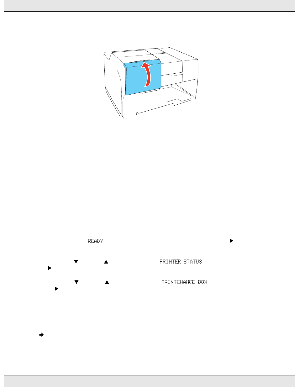 Maintenance box, Checking the maintenance box status | Epson B 310N User Manual | Page 123 / 190