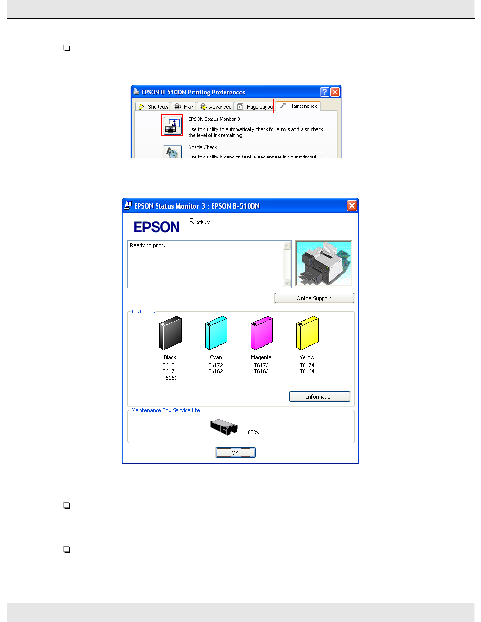 Epson B 310N User Manual | Page 146 / 190