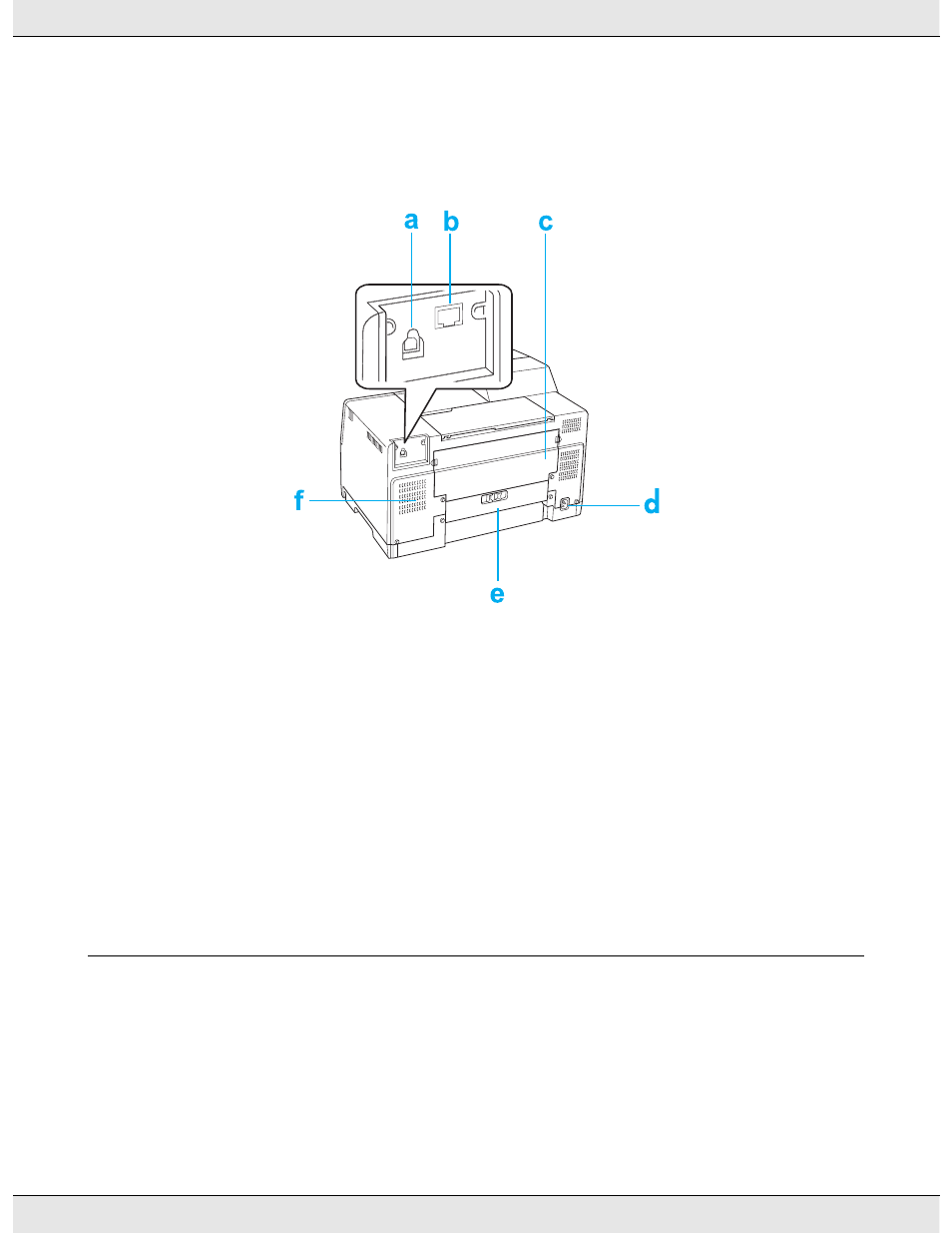 Paper, consumables, and options, Paper, B-310n rear view | Epson B 310N User Manual | Page 167 / 190